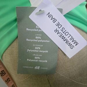 H&M Conscious Choice Green Swimwear